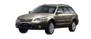 EVA коврики на Subaru Outback III 2003 - 2009