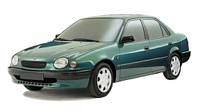 EVA коврики на Toyota Corolla (E110) 1995 - 2002 (левый руль)
